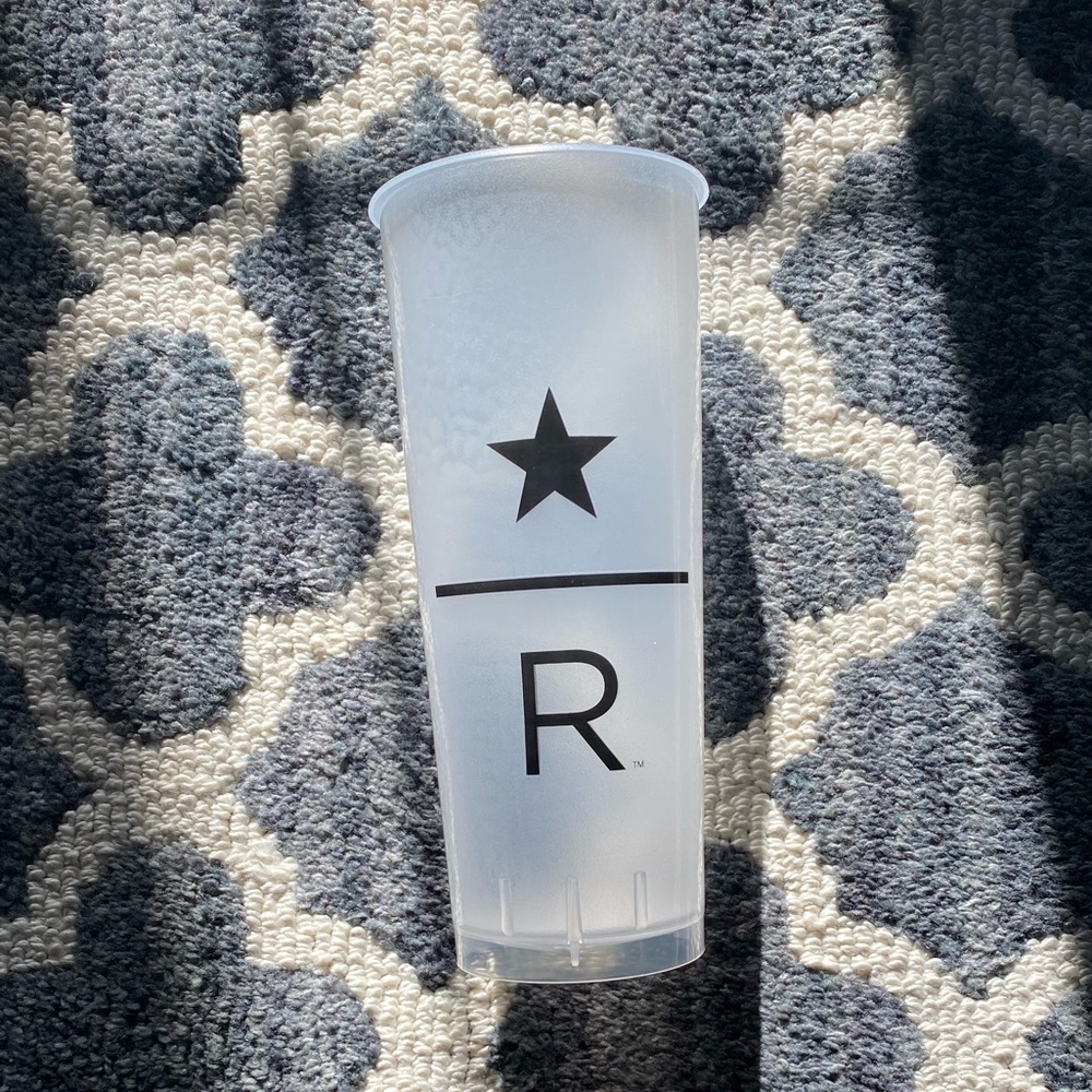 Plastic Starbucks Reserve Cup